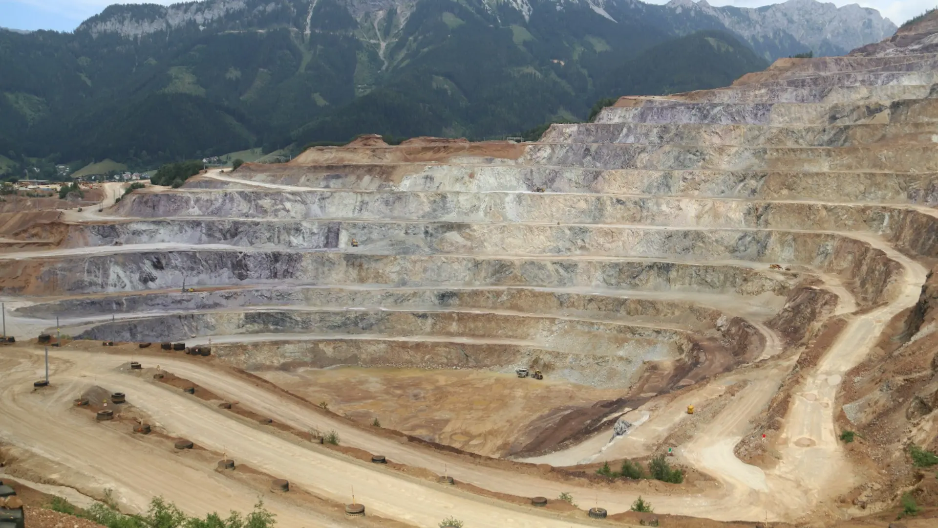 a large rocky mountain