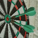 red and black round metal